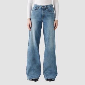 Levi's Light Blue Wide-Leg Jeans